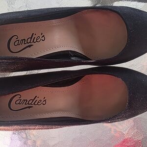 Candie's Black Heels Classic Design